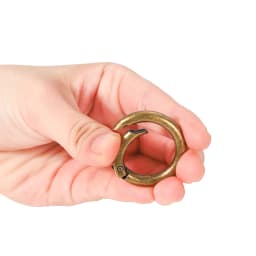 5pcs/lot Key Ring Lobster Clasp Key Hook Round Clasps Detachable Keyring Dog Chain Buckles For DIY Jewelry Making Accessories