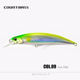 COUNTBASS Sinking Minnow 45mm 60mm 70mm 80mm 95mm Hard Baits Fishing Lures Wobblers Crankbaits Perch Leurre Angler’s Lure
