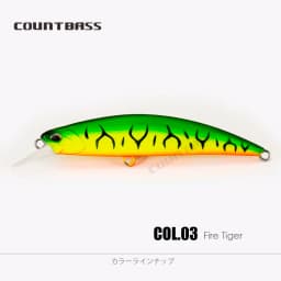 COUNTBASS Sinking Minnow 45mm 60mm 70mm 80mm 95mm Hard Baits Fishing Lures Wobblers Crankbaits Perch Leurre Angler’s Lure