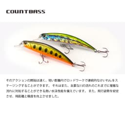 COUNTBASS Sinking Minnow 45mm 60mm 70mm 80mm 95mm Hard Baits Fishing Lures Wobblers Crankbaits Perch Leurre Angler’s Lure