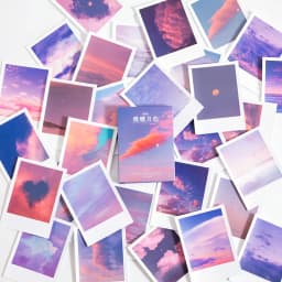 JIANWU 30 sheets Romantic Scenery Series Stickers Cool World Sky Forest Planet DIY Journal Sticker Stationery School Supplies