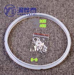 YYT 22cm Inner Diameter Silicone Sealing Ring Universal Electric Pressure Cooker Gasket for 5L-6L Pots High-Quality Rubber