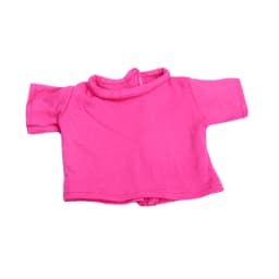 Doll Clothes T-shirt Solid Color For 16-18 Inch Doll & 43 cm Baby Doll & Nenuco,Our Generation,bebe Reborn,Toys For Girls