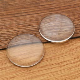 Round Flat Back Clear Glass Cabochon for DIY Jewelry Making 6mm 8mm 10mm 12mm 14mm 16mm 18mm 20mm 25mm 30mm 35mm