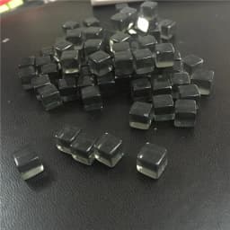 100Pcs/Set 8mm Transparent Square Corner Cube Colorful Clear Solid Color Dice Chess Piece Right Angle For Board Game