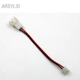 ARSYLID Conversion Cable 4pin 3pin to 2 Pin 2.5mm Adapter Fan for VGA Cooling Fan Power Supply Mini 2pin