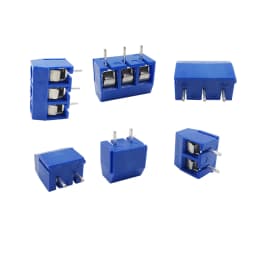 KF301 2P 3P 4P 5mm Screw Wire Terminal Block KF301-2P KF301-3/4P Pitch 5.0mm Straight Pin Spliceable Plug-in PCB Cable Connector