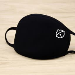Black Mask Unisex Winter Warm Thickening Half Face Mouth Mask Cotton Cartoon Pattern Anti-Dust Anti- Respirator Black Kpop Mask