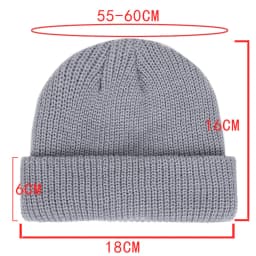 Winter Warm Beanies Casual Short Thread Hip Hop Hat Adult Men Female Wool Knitted Skull Cap Elastic Unisex