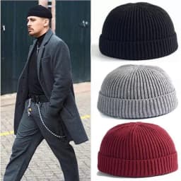 Winter Warm Beanies Casual Short Thread Hip Hop Hat Adult Men Female Wool Knitted Skull Cap Elastic Unisex