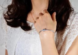 Big Sale Handmade Pan Bracelets for Women Original 925 Sterling Silver Heart Snake Chain Bangle Bracelet DIY Jewelry Fit Beads