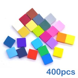 400pcs DIY Building Blocks Figure Bricks Smooth 1x1 24Color Educational Creative Toys for Children Size Compatible With 3070