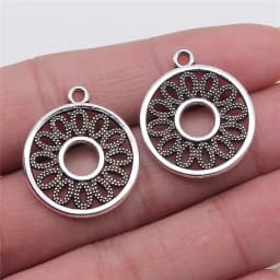 10pcs Charms Waterdrop For Earring Making DIY Jewelry Findings For Jewelry Making Accessories Antique Silver Color