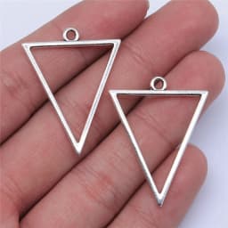 10pcs Charms Waterdrop For Earring Making DIY Jewelry Findings For Jewelry Making Accessories Antique Silver Color