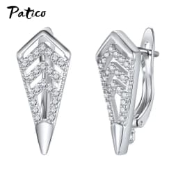 Wholesale 925 Sterling Silver Hook Earring DIY Accessories Crystal AAA Cubic Zirconia Handmade Earrings Jewelry Making Findings