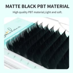 NATUHANA Personal False Eyelashes, Natural PBT Eyelash Extension, Synthetic Eyelashes, Cosmetic Supplies, B, C,D, Curl Eyelashes