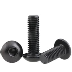 M3 M4 M5 5mm 6mm 8mm 10mm 12mm to 30mm Black 304 Stainless Steel SS DIN7380 Bolt Hex Hexagon Socket Pan Round Button Head Screw