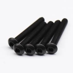 M3 M4 M5 5mm 6mm 8mm 10mm 12mm to 30mm Black 304 Stainless Steel SS DIN7380 Bolt Hex Hexagon Socket Pan Round Button Head Screw