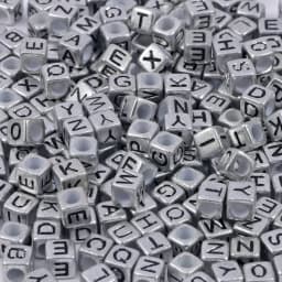 100/200/300/500pc Mixed English Round Square Letter Beads Heart Alphabet Beads Acrylic Beads for Jewelry Making DIY Accessories