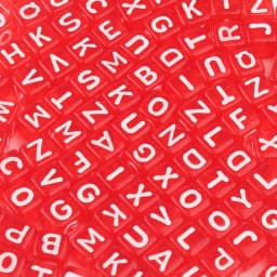 100/200/300/500pc Mixed English Round Square Letter Beads Heart Alphabet Beads Acrylic Beads for Jewelry Making DIY Accessories
