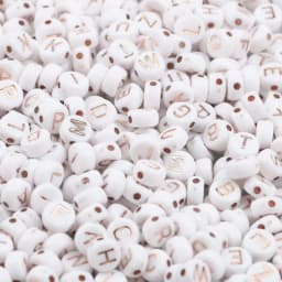 100/200/300/500pc Mixed English Round Square Letter Beads Heart Alphabet Beads Acrylic Beads for Jewelry Making DIY Accessories