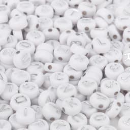 100/200/300/500pc Mixed English Round Square Letter Beads Heart Alphabet Beads Acrylic Beads for Jewelry Making DIY Accessories