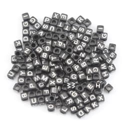 100/200/300/500pc Mixed English Round Square Letter Beads Heart Alphabet Beads Acrylic Beads for Jewelry Making DIY Accessories