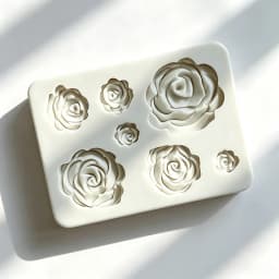 Rose Shape Cake Fondant Decorating Tools Silicone Mold For Cake Craft Silicone Soap Molds
