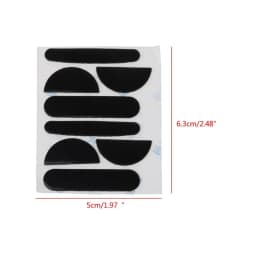 2 Sets 0.6mm Black Mouse Feet Mouse Skates Mouse Stickers Pad for Logitech MX Master 3 Mouse