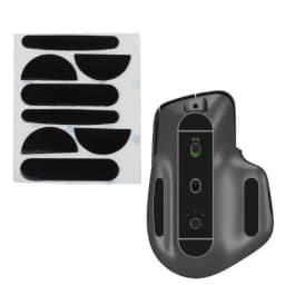 2 Sets 0.6mm Black Mouse Feet Mouse Skates Mouse Stickers Pad for Logitech MX Master 3 Mouse