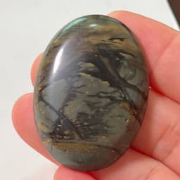 CAB Cabochon Stone 30x40MM Natural Green Malachite Pink Crystal Blue Onyx Bead for DIY Jewelry 1Pcs
