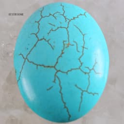 CAB Cabochon Stone 30x40MM Natural Green Malachite Pink Crystal Blue Onyx Bead for DIY Jewelry 1Pcs