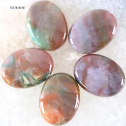 CAB Cabochon Stone 30x40MM Natural Green Malachite Pink Crystal Blue Onyx Bead for DIY Jewelry 1Pcs