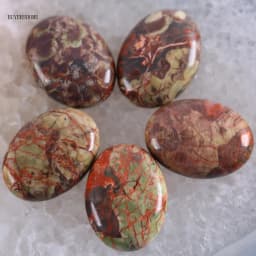 CAB Cabochon Stone 30x40MM Natural Green Malachite Pink Crystal Blue Onyx Bead for DIY Jewelry 1Pcs