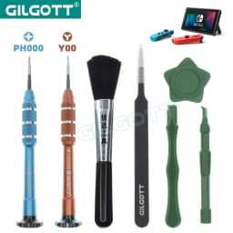 GILGOTT Cross Tri Wing Y Screwdriver Opening Tool Set for Nintendo Switch NS Joy-Con Controllers