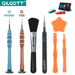 GILGOTT Cross Tri Wing Y Screwdriver Opening Tool Set for Nintendo Switch NS Joy-Con Controllers