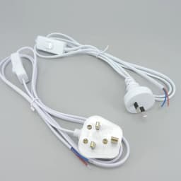 1.8m AC Power Supply Cord On-Off Switch Two-Pin Extension Cords Cable Type Adapter Line For LED Light Lamp EU US Plug