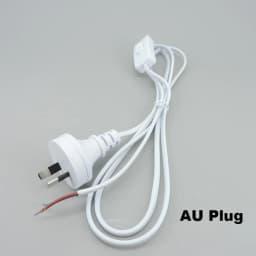 1.8m AC Power Supply Cord On-Off Switch Two-Pin Extension Cords Cable Type Adapter Line For LED Light Lamp EU US Plug
