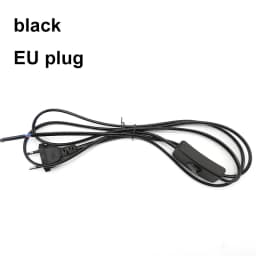 1.8m AC Power Supply Cord On-Off Switch Two-Pin Extension Cords Cable Type Adapter Line For LED Light Lamp EU US Plug