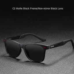 KDEAM Photochromic and Polarized Sunglasses Men Navigational Aluminum Magnesium Frame Men's Glasses UV400 Night Vision Goggles