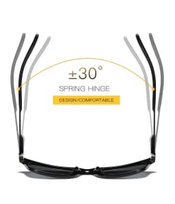 KDEAM Photochromic and Polarized Sunglasses Men Navigational Aluminum Magnesium Frame Men's Glasses UV400 Night Vision Goggles