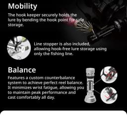 Gomexus Spinning Reel Stand Balance For Shimano Vanford Stella Stradic FK Daiwa Luvias 1000 - 5000 Protect Reels R4