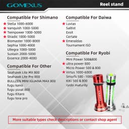 Gomexus Spinning Reel Stand Balance For Shimano Vanford Stella Stradic FK Daiwa Luvias 1000 - 5000 Protect Reels R4