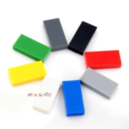 200pcs DIY Building Blocks Thin Figure Bricks Smooth 1x2 Educational Creative Size Compatible With 3069 30070 Toys for Children