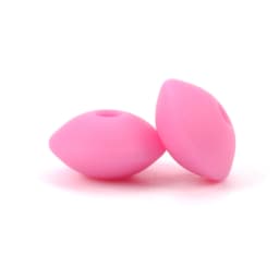 LOFCA 20pcs Silicone Lentil Beads 12mm BPA Free DIY For Silicone Jewelry Bracelet Necklace Accessories For Making Bracelets