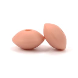 LOFCA 20pcs Silicone Lentil Beads 12mm BPA Free DIY For Silicone Jewelry Bracelet Necklace Accessories For Making Bracelets