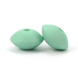 LOFCA 20pcs Silicone Lentil Beads 12mm BPA Free DIY For Silicone Jewelry Bracelet Necklace Accessories For Making Bracelets