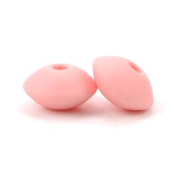 LOFCA 20pcs Silicone Lentil Beads 12mm BPA Free DIY For Silicone Jewelry Bracelet Necklace Accessories For Making Bracelets