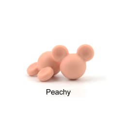 LOFCA Silicone Beads Mouse Beads 20pcs/lot Food Grade Silicone Beads Colorful Chew Necklace Bracelet Bangle Jewelry Making