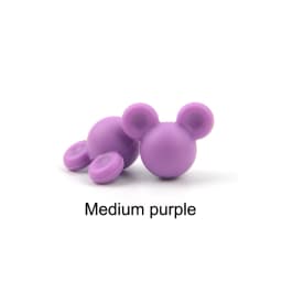LOFCA Silicone Beads Mouse Beads 20pcs/lot Food Grade Silicone Beads Colorful Chew Necklace Bracelet Bangle Jewelry Making